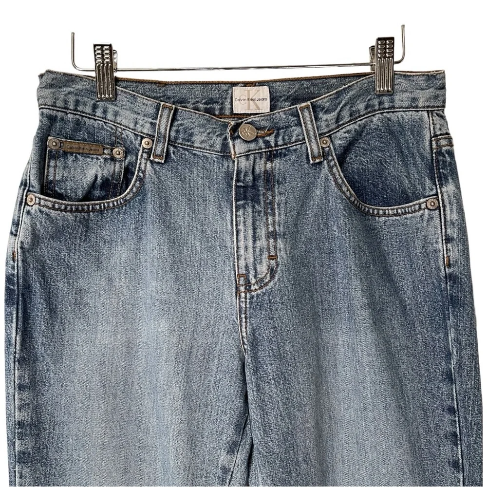 Vintage Calvin Klein Jeans Rare 90s Blue Jeans - Picture 7 of 12